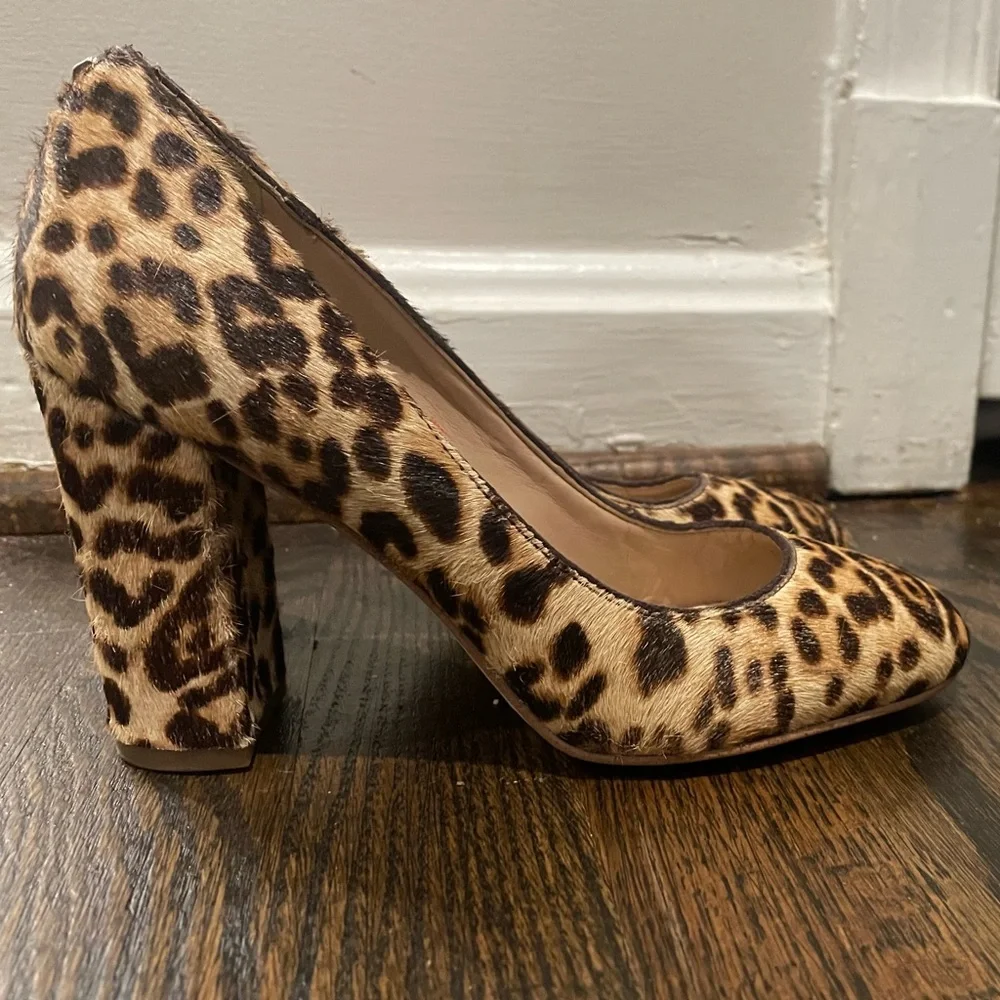 Leopard Sam Edelman Heels - Picture 3 of 5